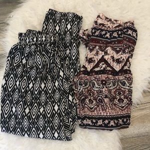 2 pairs of jogger pants